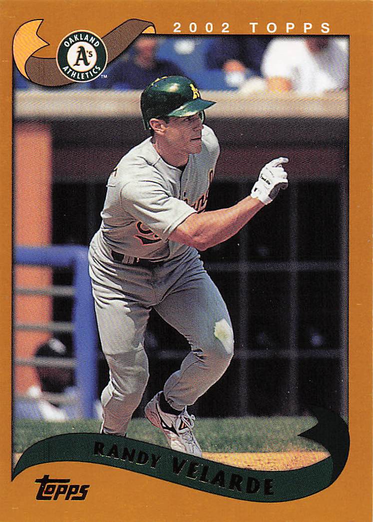 2002 Topps Baseball Randy Velarde #616
