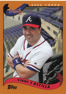 2002 Topps Baseball Vinny Castilla #617