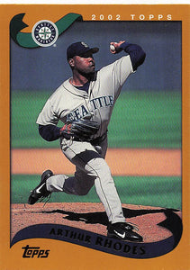 2002 Topps Baseball Arthur Rhodes #631