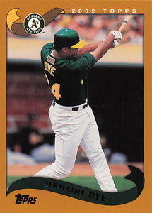 2002 Topps Baseball Jermaine Dye #633