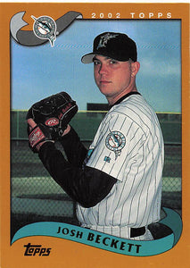 2002 Topps Baseball Josh Beckett #634