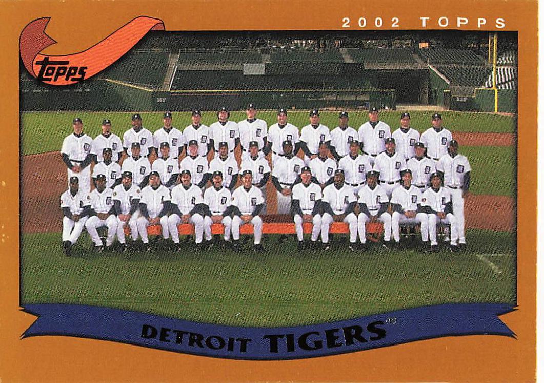 2002 Topps Baseball Detroit Tigers #651