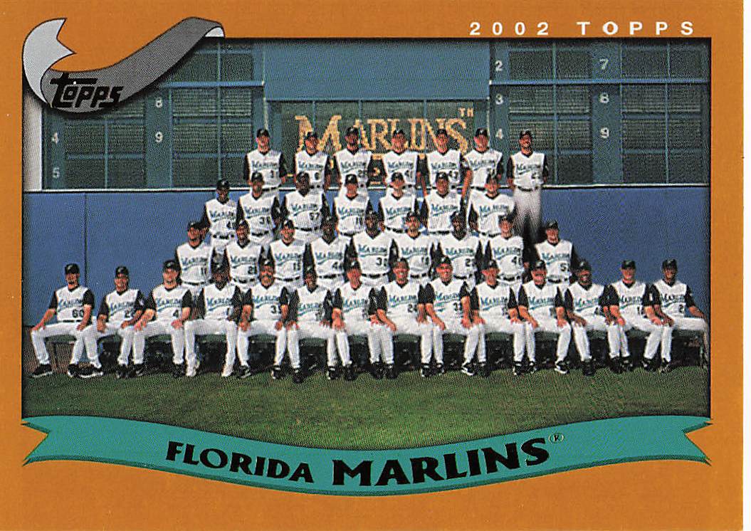 2002 Topps Baseball Florida Marlins #652
