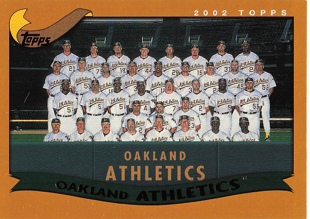 2002 Topps Baseball Oakland Athletics #661