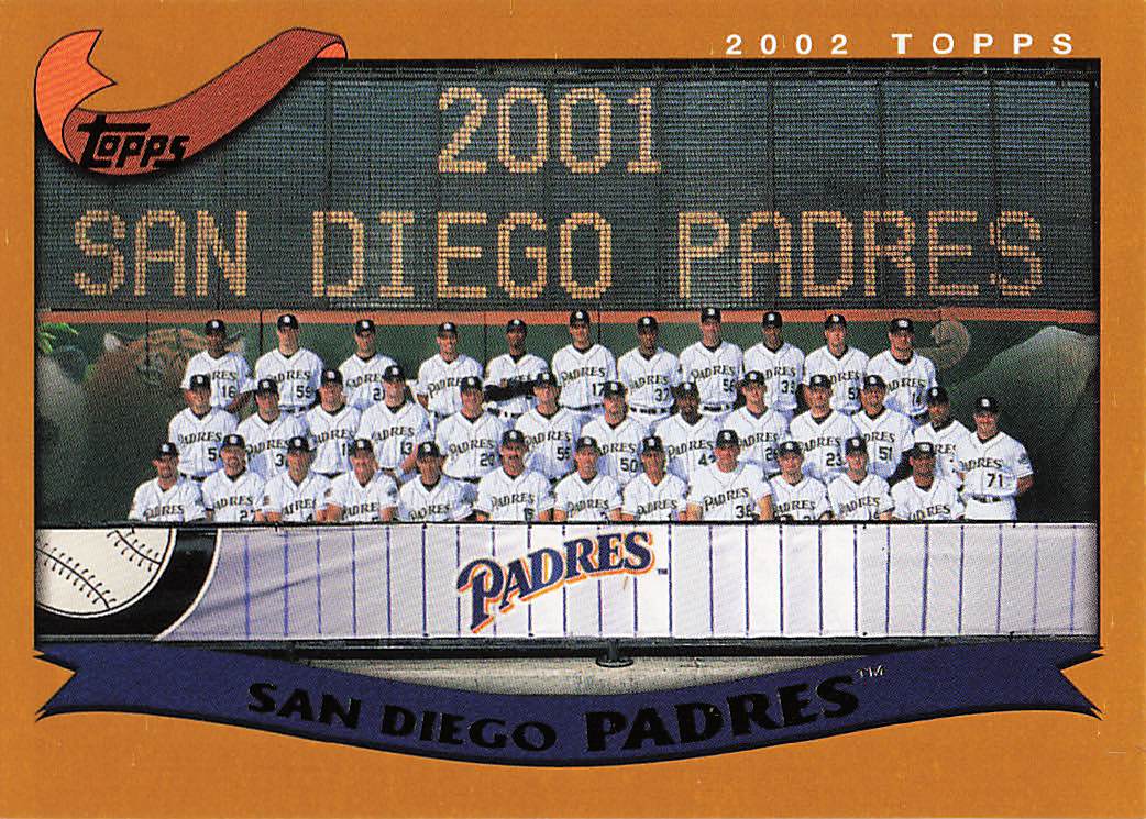 2002 Topps Baseball San Diego Padres #664