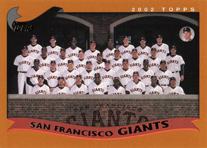 2002 Topps Baseball San Francisco Giants #665