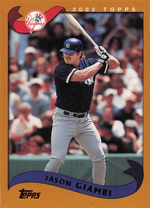 2002 Topps Baseball Jason Giambi #620