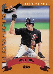 2002 Topps Baseball Mike Hill #674 Rookie