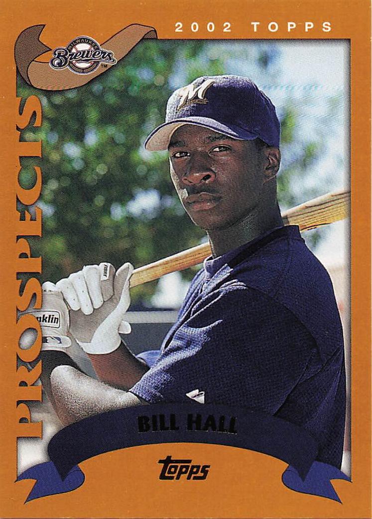 2002 Topps Baseball Bill Hall #676