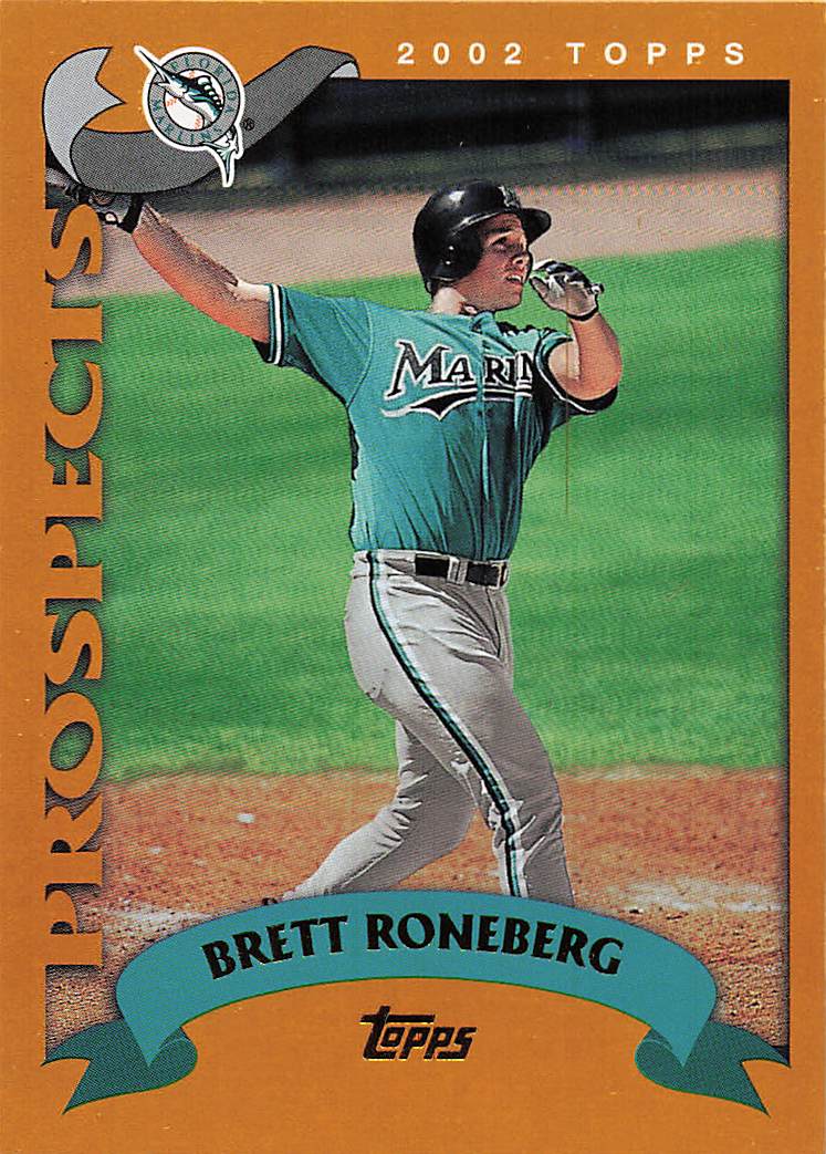 2002 Topps Baseball Brett Roneberg #677 Rookie
