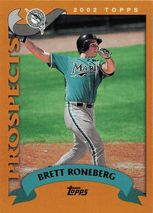 2002 Topps Baseball Brett Roneberg #677 Rookie
