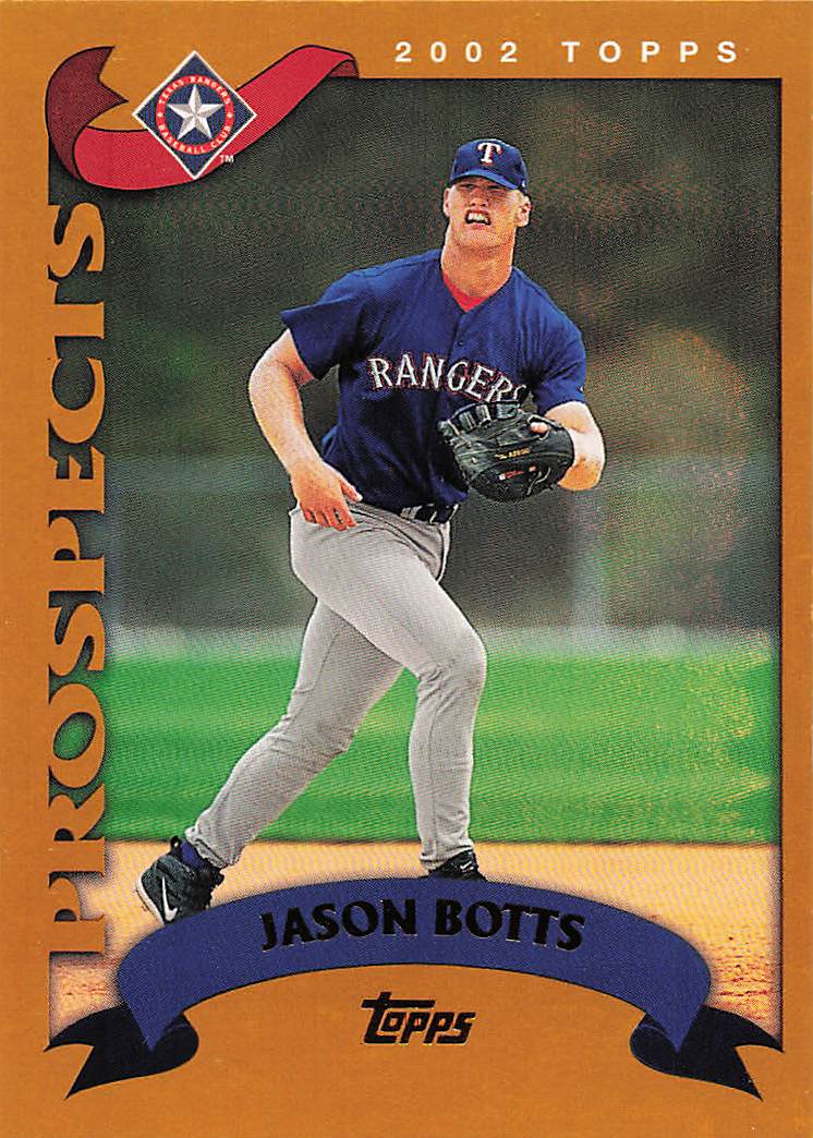 2002 Topps Baseball Jason Botts #682 Rookie