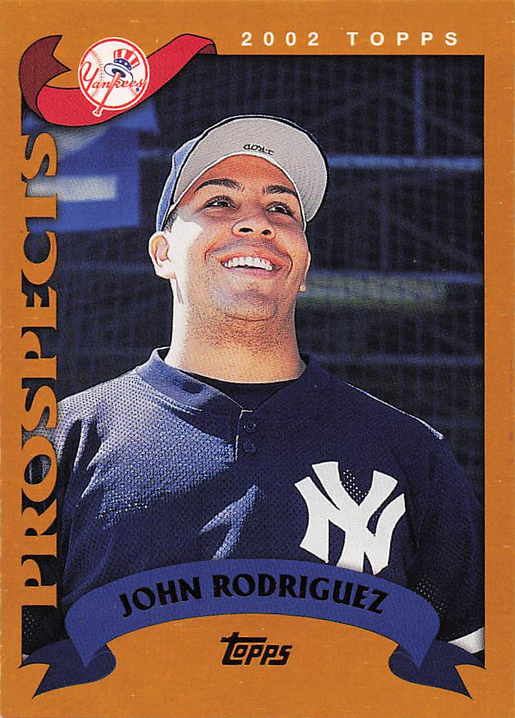 2002 Topps Baseball John Rodriguez #686 Rookie