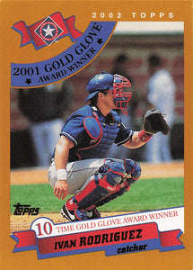 2002 Topps Baseball Ivan Rodriguez #697