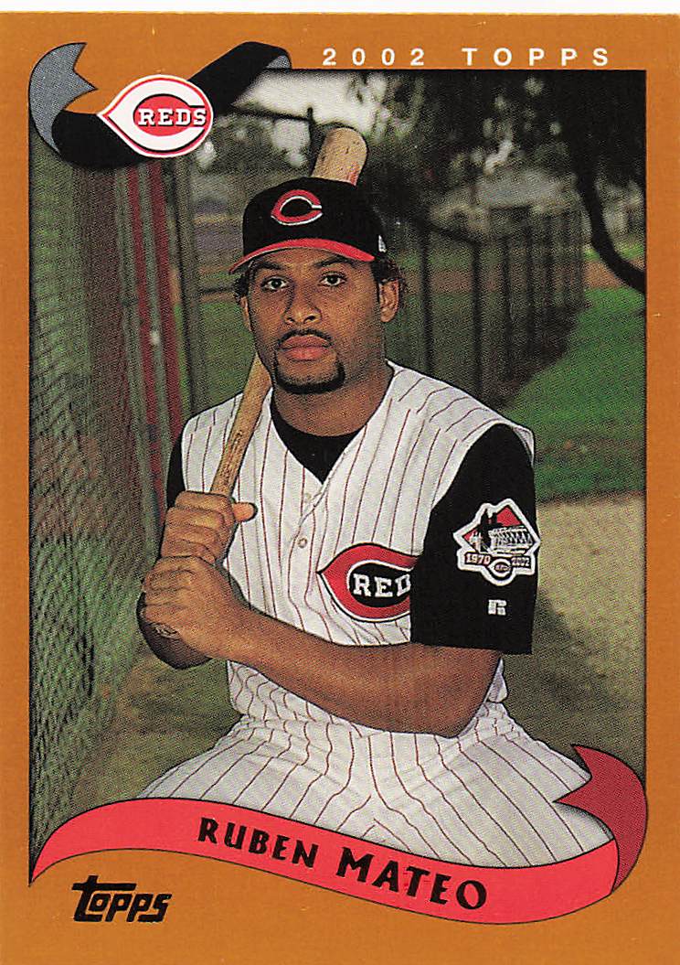 2002 Topps Baseball Ruben Mateo #619