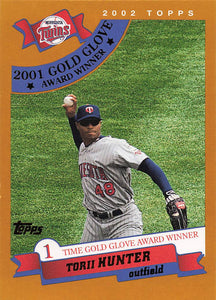2002 Topps Baseball Torii Hunter #703