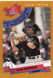 2002 Topps Baseball Brad Ausmus #706