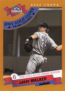 2002 Topps Baseball Larry Walker #713