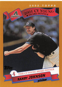 2002 Topps Baseball Randy Johnson #715