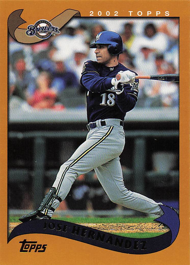 2002 Topps Baseball Jose Hernandez #466