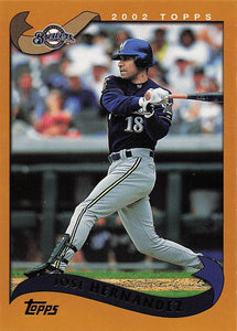 2002 Topps Baseball Jose Hernandez #466