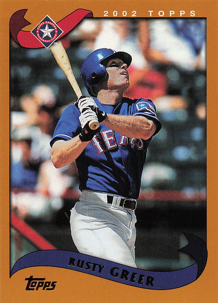 2002 Topps Baseball Rusty Greer #468