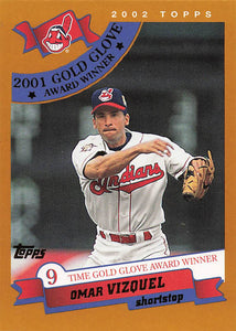 2002 Topps Baseball Omar Vizquel #701