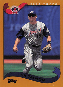 2002 Topps Baseball Tim Salmon #595