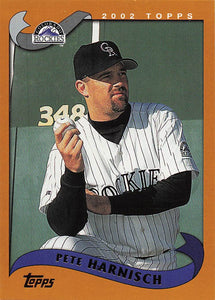 2002 Topps Baseball Pete Harnisch #498