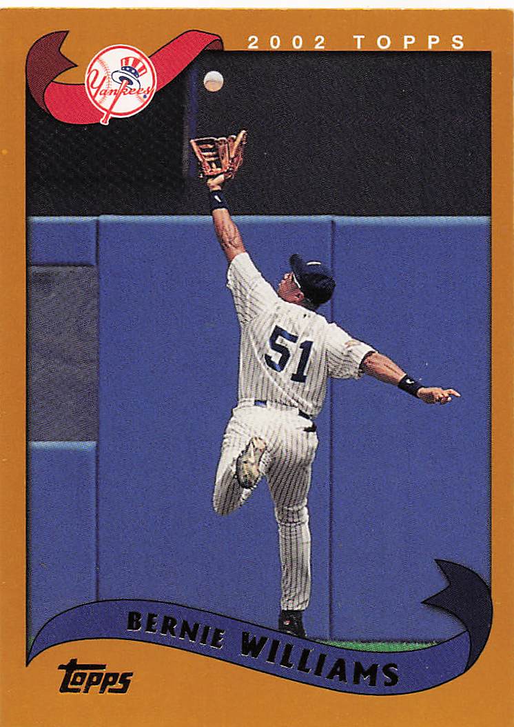 2002 Topps Baseball Bernie Williams #510
