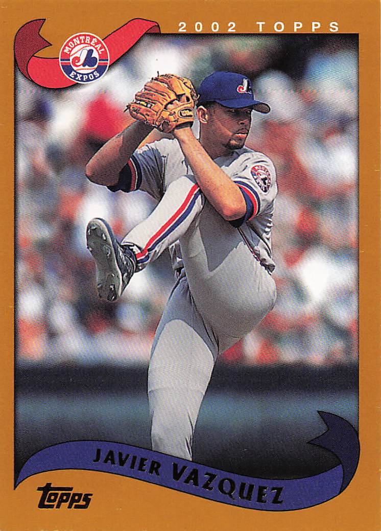 2002 Topps Baseball Javier Vazquez #504