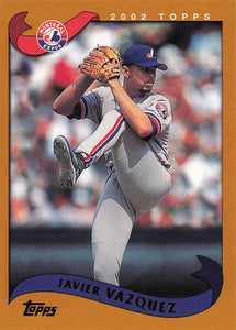 2002 Topps Baseball Javier Vazquez #504