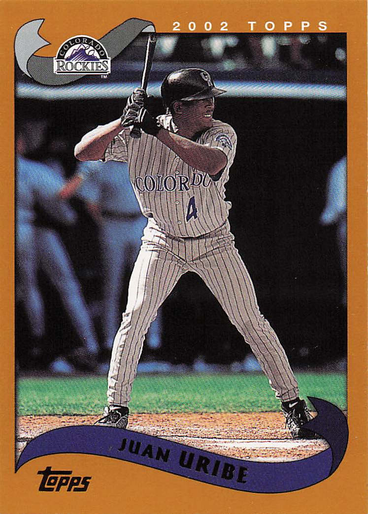 2002 Topps Baseball Juan Uribe #479