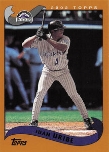 2002 Topps Baseball Juan Uribe #479