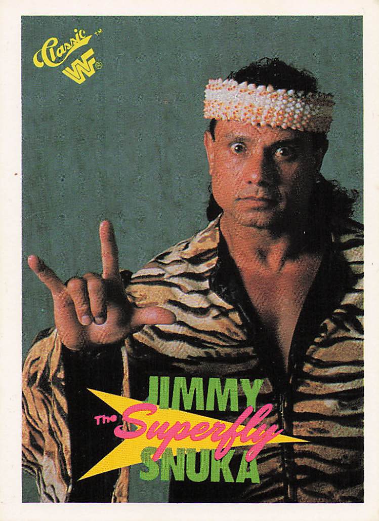 1989 Classic WWF Wrestling Superfly Jimmy Snuka #69