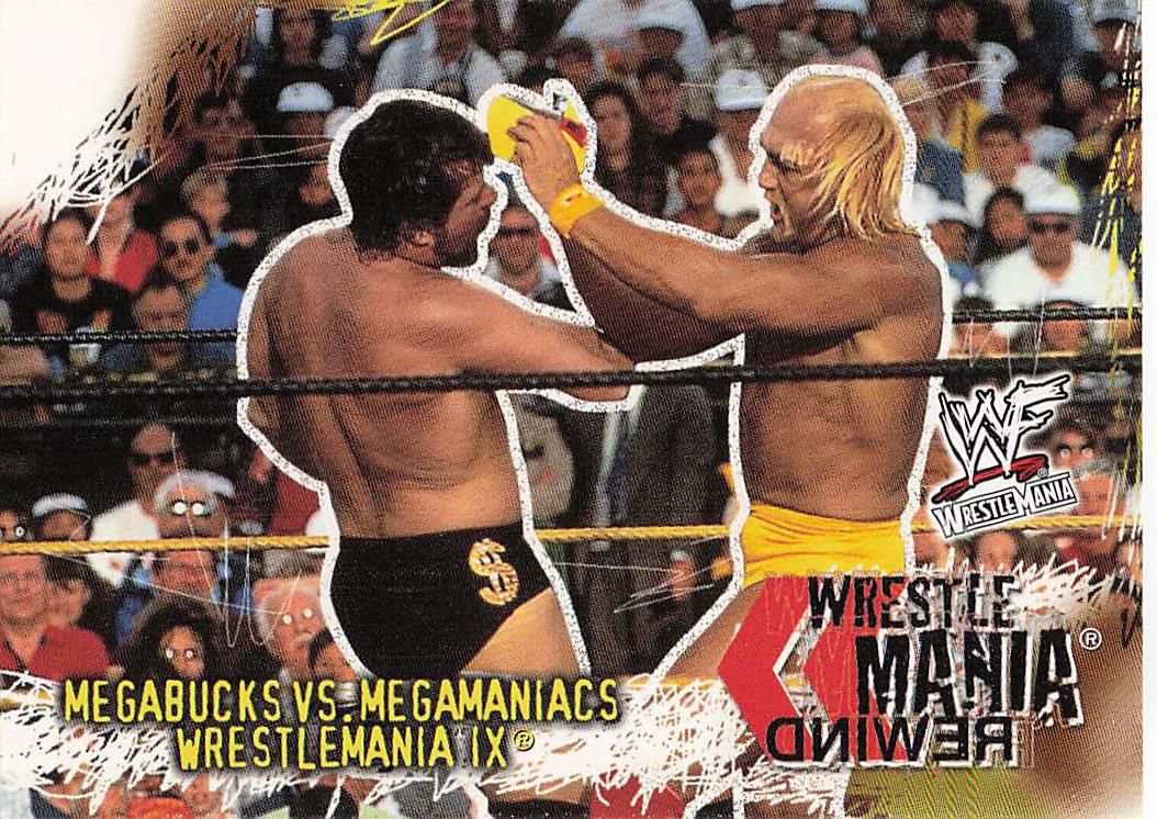 2001 Fleer WWF Wrestlemania Wrestling Megabucks vs. Megamaniacs #90