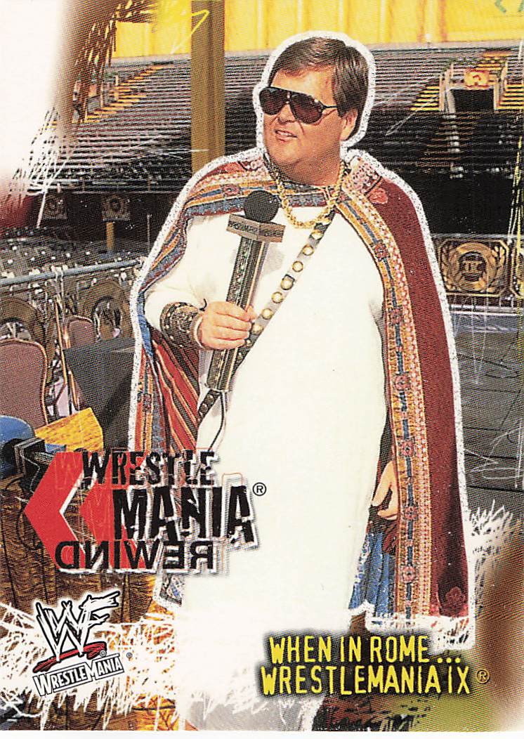 2001 Fleer WWF Wrestlemania Wrestling When in Rome #89