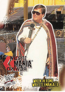 2001 Fleer WWF Wrestlemania Wrestling When in Rome #89