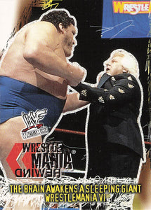 2001 Fleer WWF Wrestlemania Wrestling Brain Awakens Andre #86