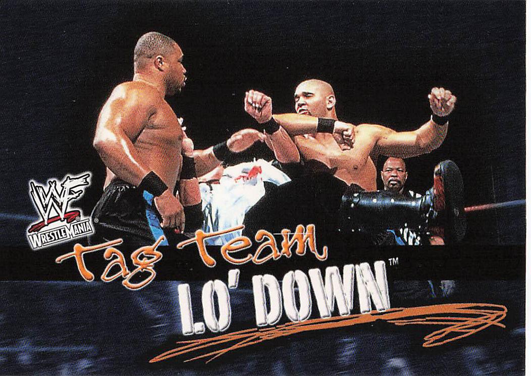 2001 Fleer WWF Wrestlemania Wrestling Championship Gold Low Down #79