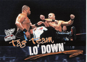 2001 Fleer WWF Wrestlemania Wrestling Championship Gold Low Down #79