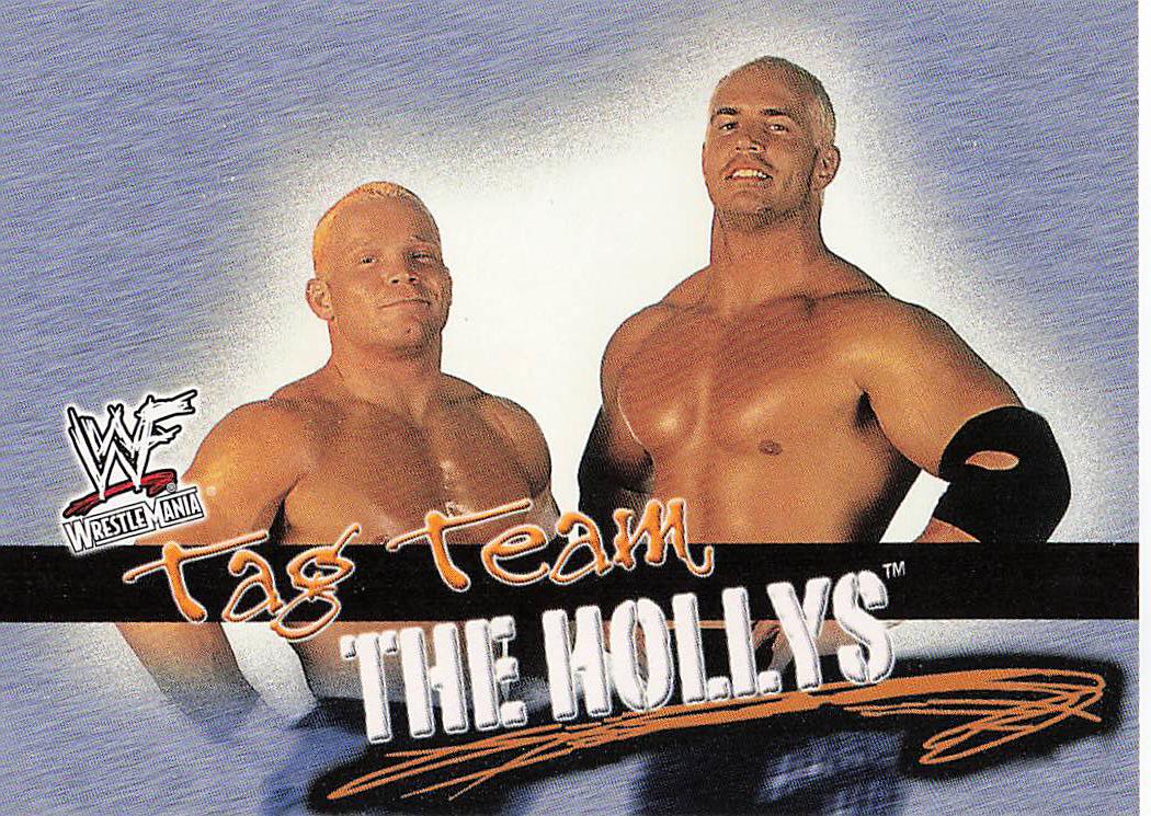 2001 Fleer WWF Wrestlemania Wrestling The Hollys #77