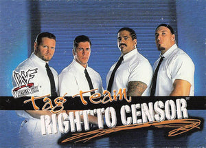 2001 Fleer WWF Wrestlemania Wrestling Right to Censor #75