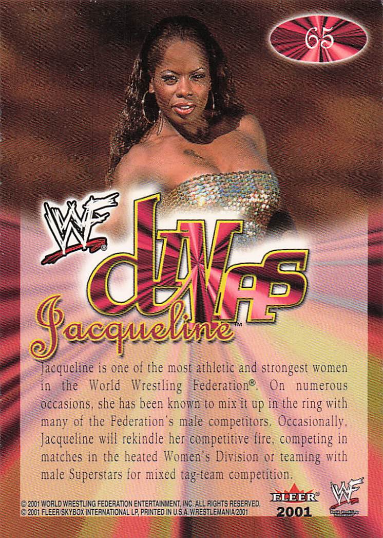 2001 Fleer WWF Wrestlemania Wrestling Jacqueline #65