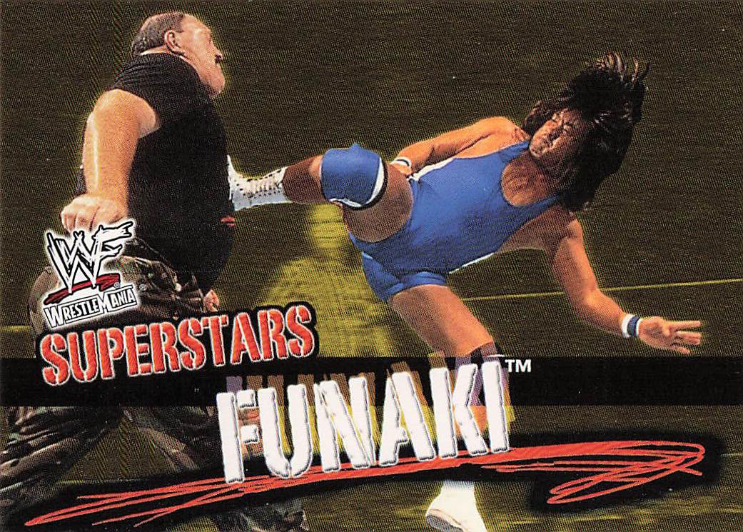 2001 Fleer WWF Wrestlemania Wrestling Funaki #58 Rookie