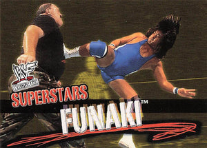 2001 Fleer WWF Wrestlemania Wrestling Funaki #58 Rookie