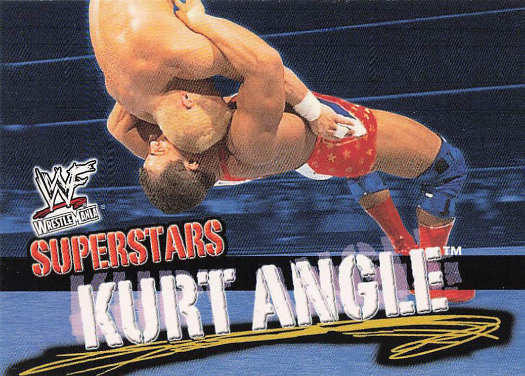 2001 Fleer WWF Wrestlemania Wrestling Kurt Angle #51