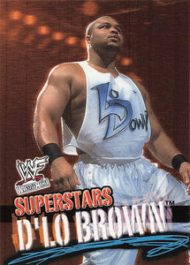 2001 Fleer WWF Wrestlemania Wrestling D'Lo Brown #50