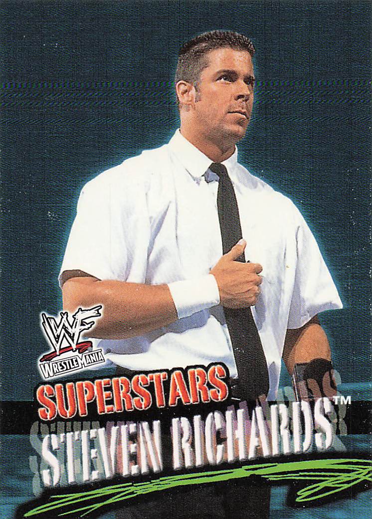 2001 Fleer WWF Wrestlemania Wrestling Steven Richards #44 Rookie