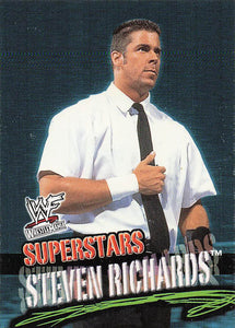 2001 Fleer WWF Wrestlemania Wrestling Steven Richards #44 Rookie